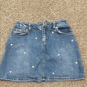 Cat & Jack Blue Embellished A-Line Mini Skirt